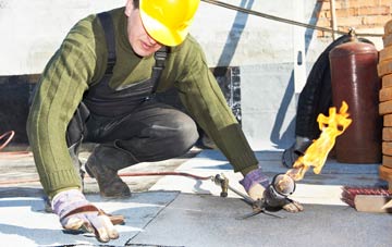 Balnakeil Craft Village flat roof construction